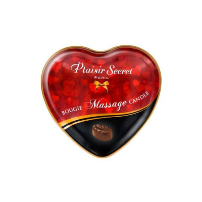 Масажна свічка серце Plaisirs Secrets Chocolate (35 мл)