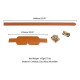 Маска на очі LOCKINK Blindfold Kit- Brown-8