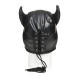 Маска Master Series Dungeon Demon Bondage Mask with Horns - Black-3