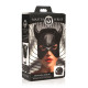 Маска Master Series Dungeon Demon Bondage Mask with Horns - Black-7