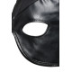 Маска Master Series Dungeon Demon Bondage Mask with Horns - Black-4
