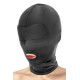 Капюшон для БДСМ з відкритим ротом Fetish Tentation Open Mouth Hood-2