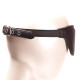 Маска на очі Pornhub Faux Leather Mask екошкіра, чорна, дуже комфортна-2