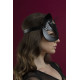 Маска кішечки Feral Feelings - Catwoman Mask, натуральна шкіра, чорна-1