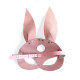 Шкіряна маска Зайчика Art of Sex - Bunny mask, колір Рожевий-3