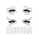 Leg Avenue Ayla face jewel sticker-1