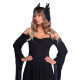 Leg Avenue Feather headband Black-3