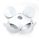 Шкіряна маска зайчика Art of Sex - Mouse Mask, колір Білий-2