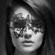 Маска на обличчя Bijoux Indiscrets - Sybille Mask, вінілова, клейове кріплення, без зав'язок-1