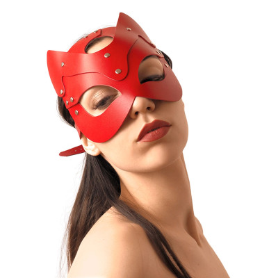 Маска Кішечки Art of Sex - Cat Mask, Красный