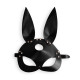 Шкіряна маска Зайчика Art of Sex - Bunny mask, колір Чорний-2