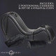 Секс-крісло з подушками Master Series Kinky Sex Lounge with Cushions - Black-9