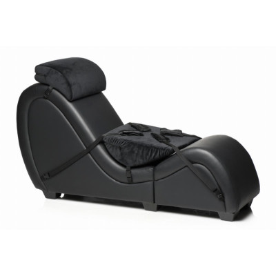Секс-крісло з подушками Master Series Kinky Sex Lounge with Cushions - Black