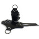 Манжети для підвісу за руки Kinky Hand Cuffs For Suspension з натуральної шкіри, колір чорний-1