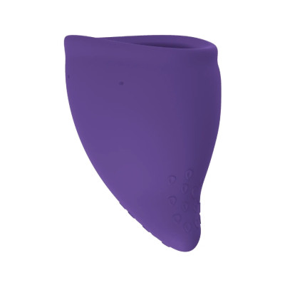 Менструальна чаша Fun Factory FUN CUP SIZE B Black Currant, багаторазова, діаметр 4,3 см, об’єм 30 мл