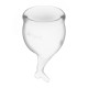 Набір менструальних чаш Satisfyer Feel Secure (transparent), 15мл і 20мл, мішечок для зберігання-2