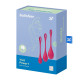 Набір йоні намистин Satisfyer Yoni Power 1 Red, діаметр 2-2,5-3см, вага 22-46-74гр-4
