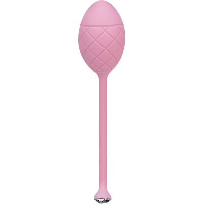 Розкішні вагінальні кульки PILLOW TALK - Frisky Pink з кристалом, діаметр 3,2 см, вага 49-75гр