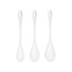 Набір йоні намистин Satisfyer Yoni Power 1 White, діаметр 2-2,5-3см, вага 22-46-74гр-1
