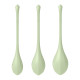Набір йоні намистин Satisfyer Yoni Power 2 Light Green, диаметр 2-2,5-3см, вес 22-44-73гр-1