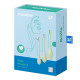 Набір йоні намистин Satisfyer Yoni Power 2 Light Green, диаметр 2-2,5-3см, вес 22-44-73гр-4