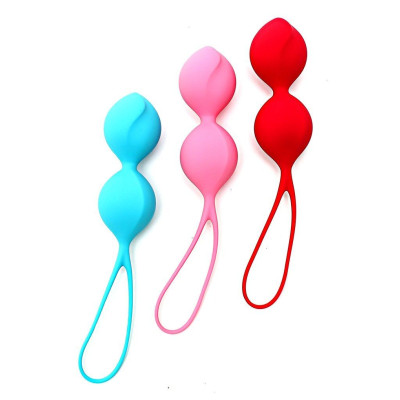 Вагінальні кульки Satisfyer V Balls (3 пари), діаметр 3,4см, вага 79-114-150г, монолітні