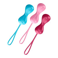 Вагінальні кульки Satisfyer Power Balls (3 пари), діаметр 3,4см, вага 60-76-92г, з кулькою всередині