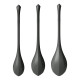 Набір йоні намистин Satisfyer Yoni Power 2 Black, діаметр 2-2,5-3см, маса 22-44-73 г-1