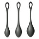 Набір йоні намистин Satisfyer Yoni Power 2 Black, діаметр 2-2,5-3см, маса 22-44-73 г-2