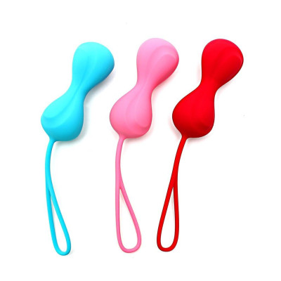 Вагінальні кульки Satisfyer Power Balls (3 пари), діаметр 3,4см, вага 60-76-92г, з кулькою всередині Вагінальні кульки Satisfyer Power Balls (3 пари), діаметр 3,4см, вага 60-76-92г, з кулькою всередині