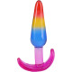 Набір анальних пробок Doc Johnson Crystal Jellies - Anal Trainer Set - Rainbow-1