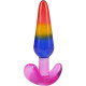 Набір анальних пробок Doc Johnson Crystal Jellies - Anal Trainer Set - Rainbow-5