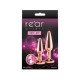 Набір анальних пробок NS Novelties Rear Assets - Tapered Trainer Kit - Rose Gold - Pink-2