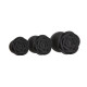 Набір силіконових анальних пробок BMS Roses Til’ Dawn Silicone Anal Plug Kit Starter Kit Black-1