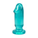 Набір анальних пробок Doc Johnson Crystal Jellies - Anal Starter Kit- Teal-1