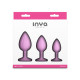 Набір анальних пробок NS Novelties INYA - Triple Ace Kit - Blush-3