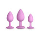 Набір анальних пробок NS Novelties INYA - Triple Ace Kit - Blush