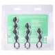 Набір анальних іграшок Doc Johnson Mood Naughty Contour Beads Trainer Set-5