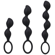 Набір анальних іграшок Doc Johnson Mood Naughty Contour Beads Trainer Set