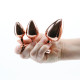 Набір анальних пробок NS Novelties Rear Assets - Trainer Kit - Rose Gold - Pink Heart-1