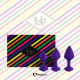 Набір силіконових анальних пробок FeelzToys - Bibi Butt Plug Set 3 pcs Purple-3