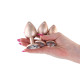 Набір анальних пробок NS Novelties Rear Assets - Trainer Kit - Iridescent Champagne - Clear Gem-1