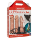 Набір для страпона Doc Johnson Vac-U-Lock Dual Density UltraSKYN Set, діаметр 3×4,5см-4