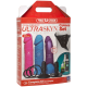 Набір для страпону Doc Johnson Vac-U-Lock Dual Density UltraSKYN Colors Set, діаметр 3х4,5 см-4