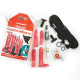 Набір для страпона Doc Johnson Vac-U-Lock Crystal Jellies Set, діаметр 3,8см, 2×4,5см, 5,1 см-5