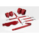 Набір Feral Feelings BDSM Kit 5 Red, наручники, поножі, конектор, маска, паддл