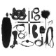 Набір Art of Sex - Maxi BDSM Set Leather, 13 предметів, натуральна шкіра, Чорний-1