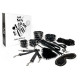 Набір Art of Sex - Spikes BDSM Set Leather, 10 предметів, натуральна шкіра, Чорний-3