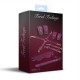 Набір Feral Feelings BDSM Kit 5 Burgundy, наручники, поножі, конектор, маска, паддл-1