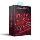 Набір Feral Feelings BDSM Kit 7 Red, наручники, поножі, конектор, маска, паддл, кляп, затискачі-1